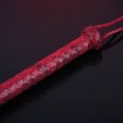 (image for) Premium Leather Cat O' Nine Tails Whip - 80cm