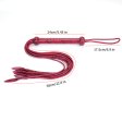 (image for) Premium Leather Cat O' Nine Tails Whip - 80cm