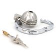 (image for) Round Lid Gear Ring Metal Chastity Cage