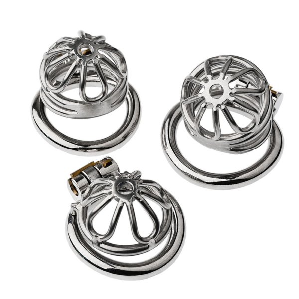 (image for) Petal Metal Chastity Cage - L