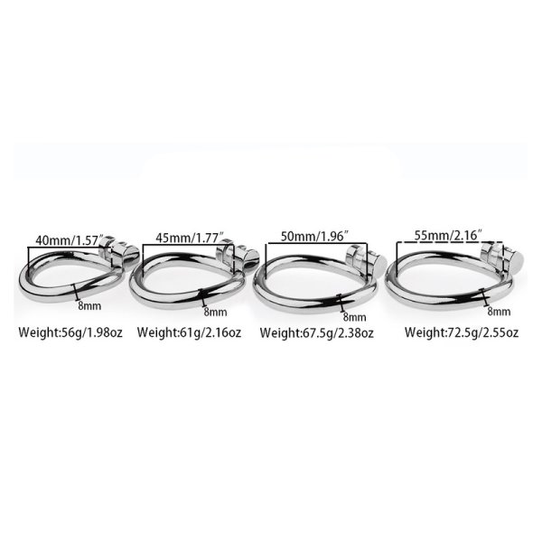 (image for) Petal Metal Chastity Cage - M