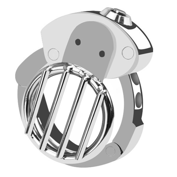 (image for) Plate Cage Chastity Device - Adjustable Ring