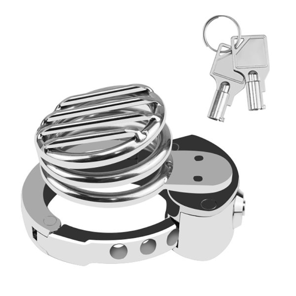 (image for) Plate Cage Chastity Device - Adjustable Ring