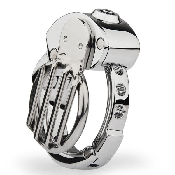 (image for) Plate Cage Chastity Device - Adjustable Ring