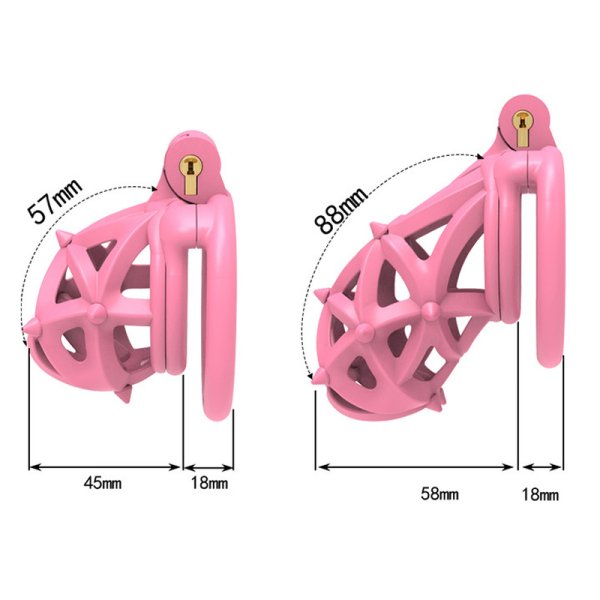 (image for) Diamond Chastity Cage With Spikes