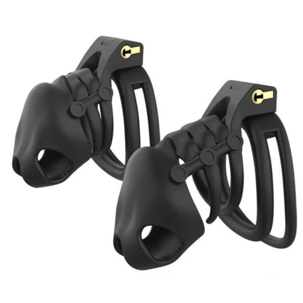 (image for) Double Ring Dinosaur Chastity Cage