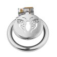 (image for) Butterfly Flat Chastity Cage With Urethral Sound