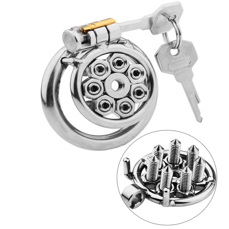 (image for) Spikes Flat Chastity Cage