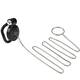 Flat Cock Cage with Clasp Chain