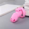 (image for) Silicone Hide Lock Chastity Cage