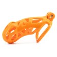 (image for) Orange Cobra Male Chastity Cage Kits