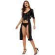 (image for) Long Style Leather Hoodie Coat
