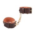 (image for) Brown Real Leather Bondage Kit