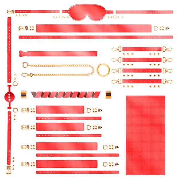 (image for) Leather 3D Laser Bondage Set