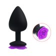 (image for) Silicone Anal Plug with Floral Base