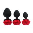 (image for) Silicone Anal Plug with Floral Base