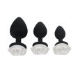 (image for) Silicone Anal Plug with Floral Base