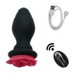 (image for) Detachable Rose Wireless Anal Vibrator