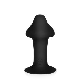 Shiitake Shape Silicone Vibrating Butt Plug
