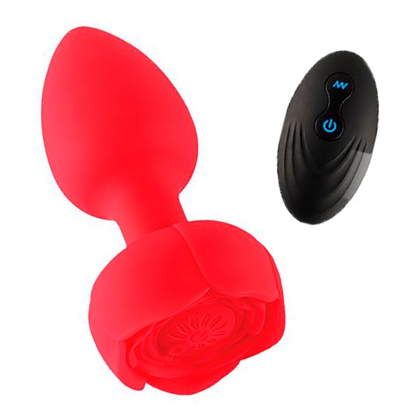 (image for) Rose Anal Plug with LED Light