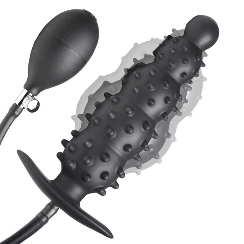 (image for) Ribbed Inflatable Anal Plug
