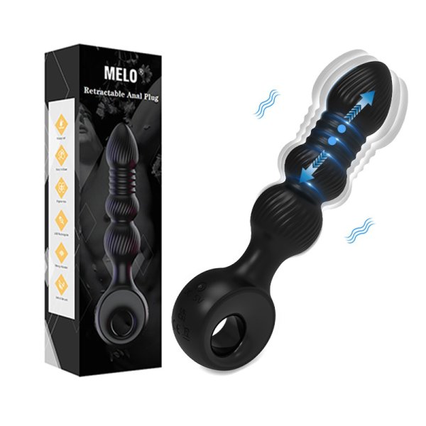(image for) Vibrating Anal Beads With Pushes