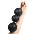 (image for) 3 Balls Black Inflatable Anal Bead