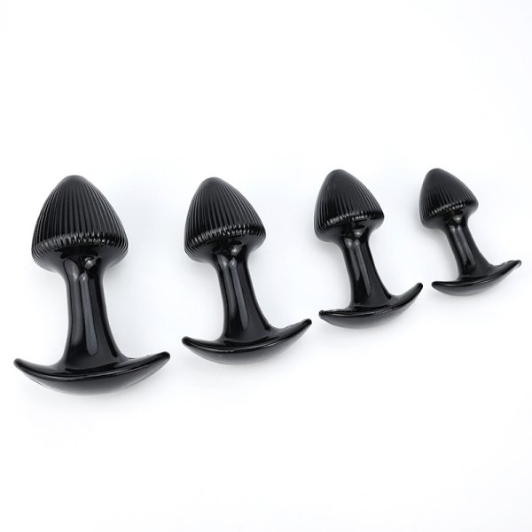 (image for) Mushroom Head TPE Anal Plug Kit