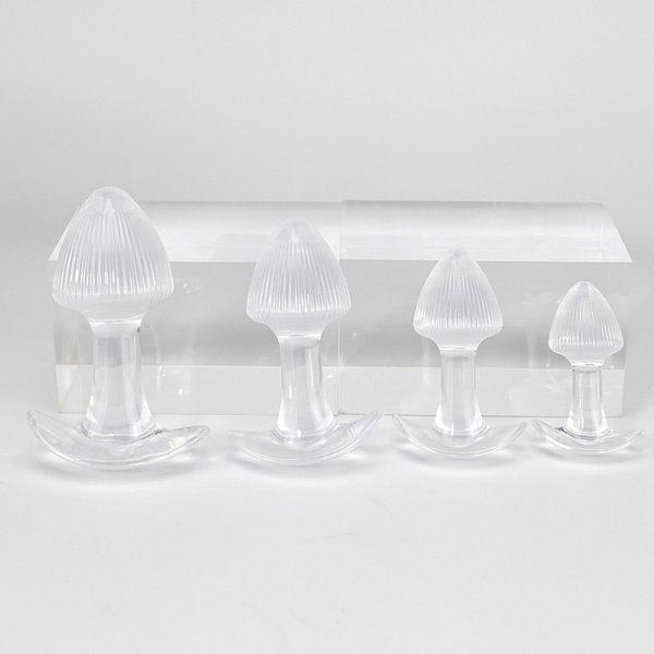 (image for) Mushroom Head TPE Anal Plug Kit