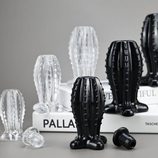 (image for) Cactus Hollow Butt Plug with Stopper