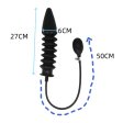 (image for) Large Latex Inflatable Rocket Anal Plug