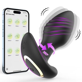 360 Rotation APP Control Butt Plug