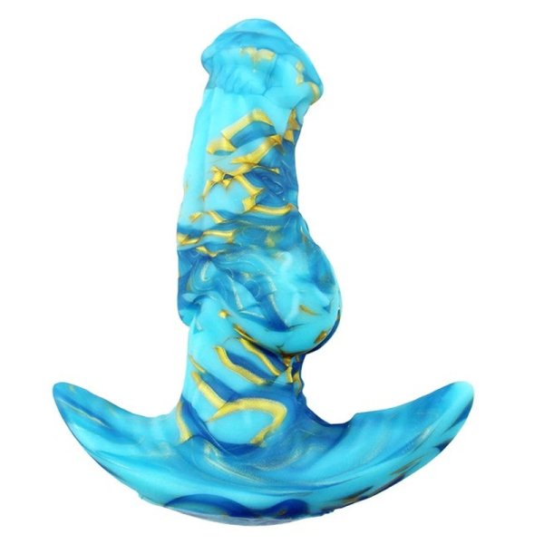 (image for) Blue Ocean Knotted Dildo Prostate Plug