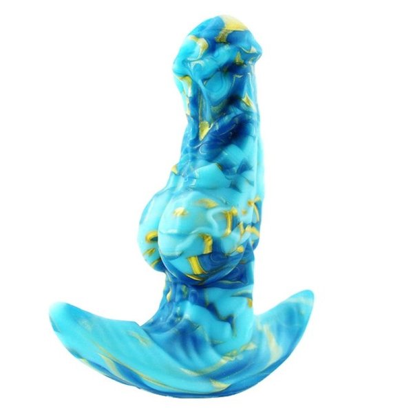 (image for) Blue Ocean Knotted Dildo Prostate Plug