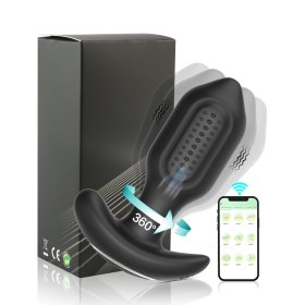 Twisting & Vibrating Anal Plug
