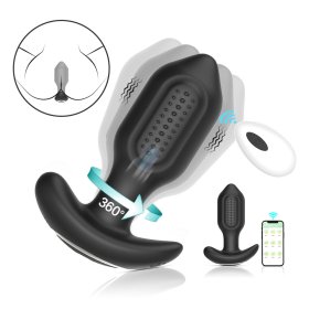 Twisting & Vibrating Anal Plug