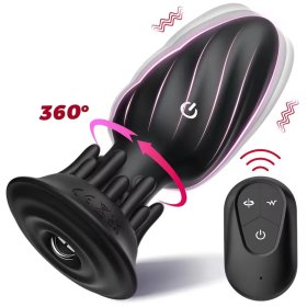 Spiral Rotating Butt Plug