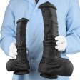 (image for) Big Dark Horse Silicone Realistic Dildo