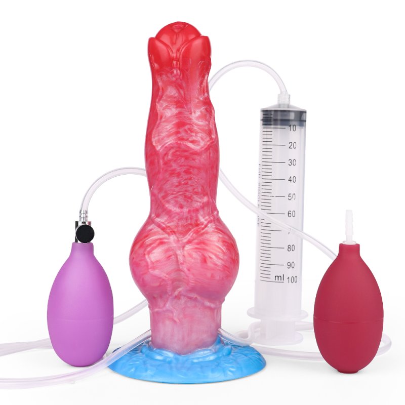 (image for) Squirting Inflatable Fantasy Dildo - Wolf