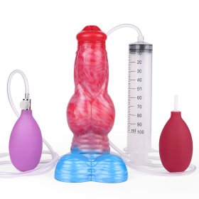 (image for) Squirting Inflatable Fantasy Dildo - Wild Wolf