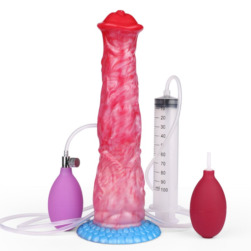 (image for) Squirting Inflatable Fantasy Dildo - Realistic