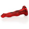 (image for) Red & Black Silicone Dildo
