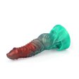 (image for) Ghostly Crimson Red Green Fantasy Dildo