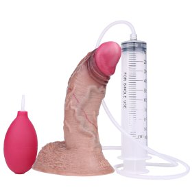 Dual-layer Squirting Dildo 7.17 Inches