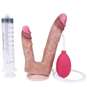 Dual-layer Double Side Squirting Dildo 8.27 Inches