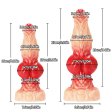 (image for) Knotted Realistic PVC Double Color Dildo