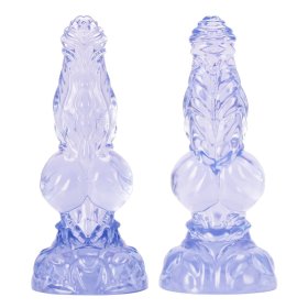 Knotted Realistic Jelly PVC Dildo