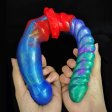 (image for) Double-ended Colorful Dildo & Anal Beads