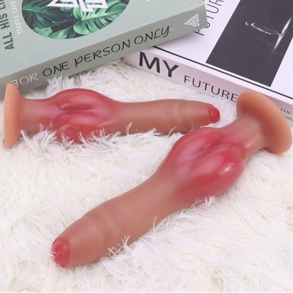 (image for) Dildo with Knot Uncut Anal Plug