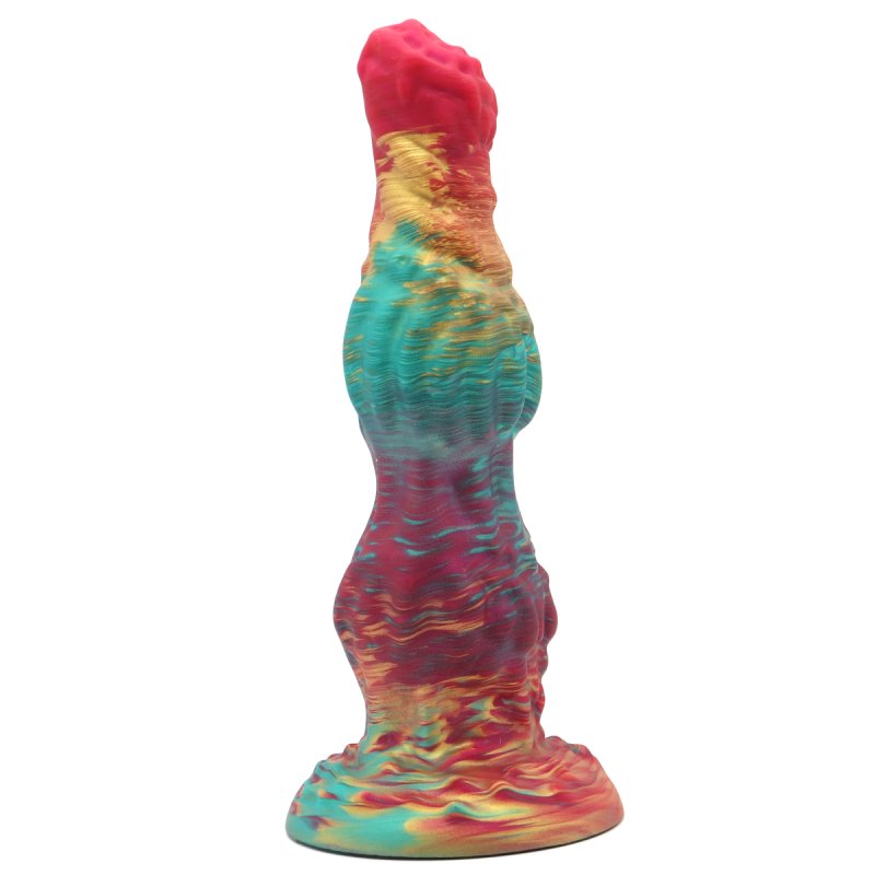 (image for) Dog Rainbow Knot Dildo